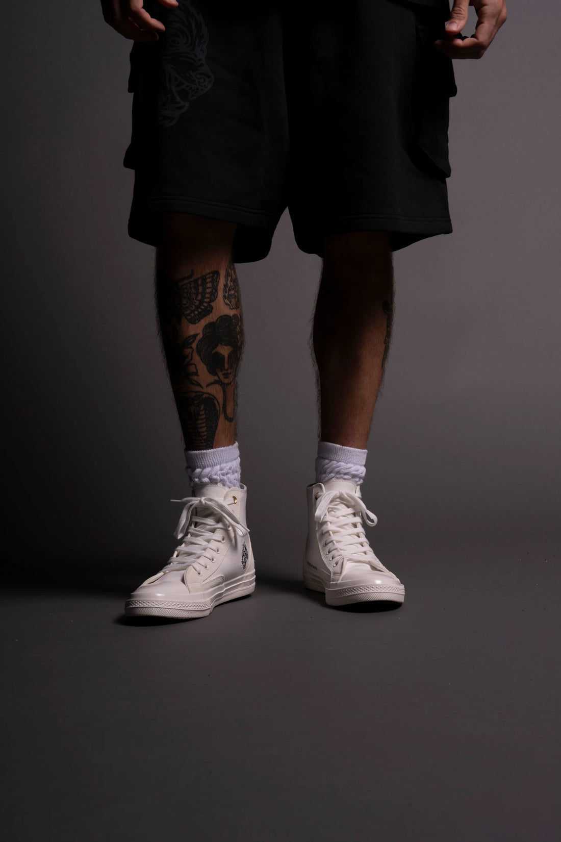 Wolves Forever Sueded Walk 1-DIOS High Top Shoe in White