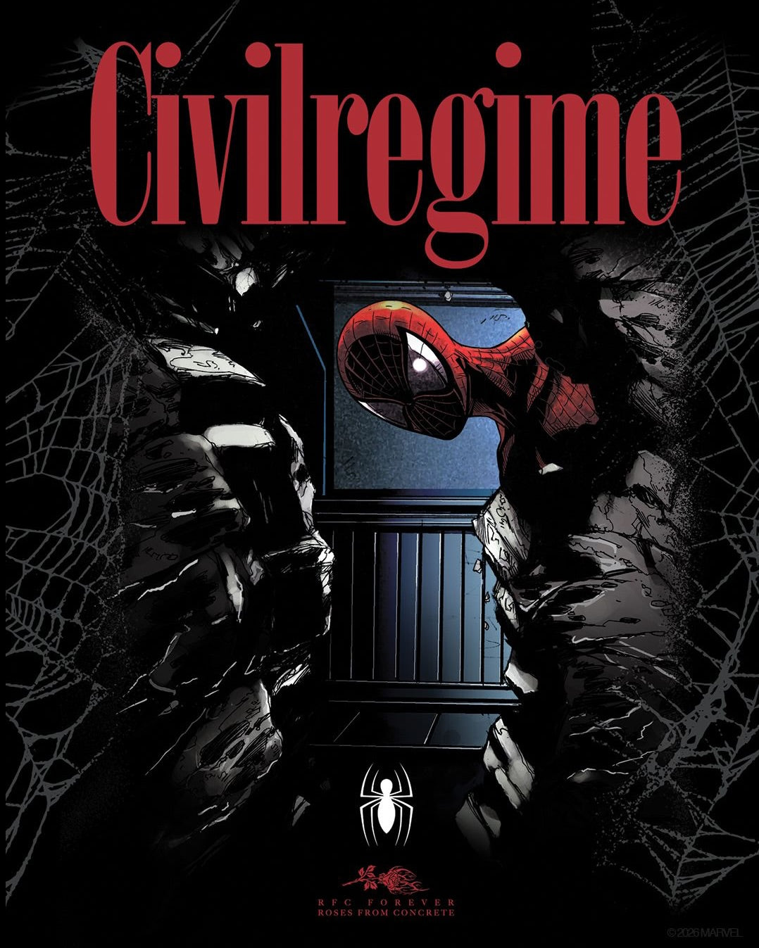 Civil Regime - Marvel X Spiderman Dark T-Shirt