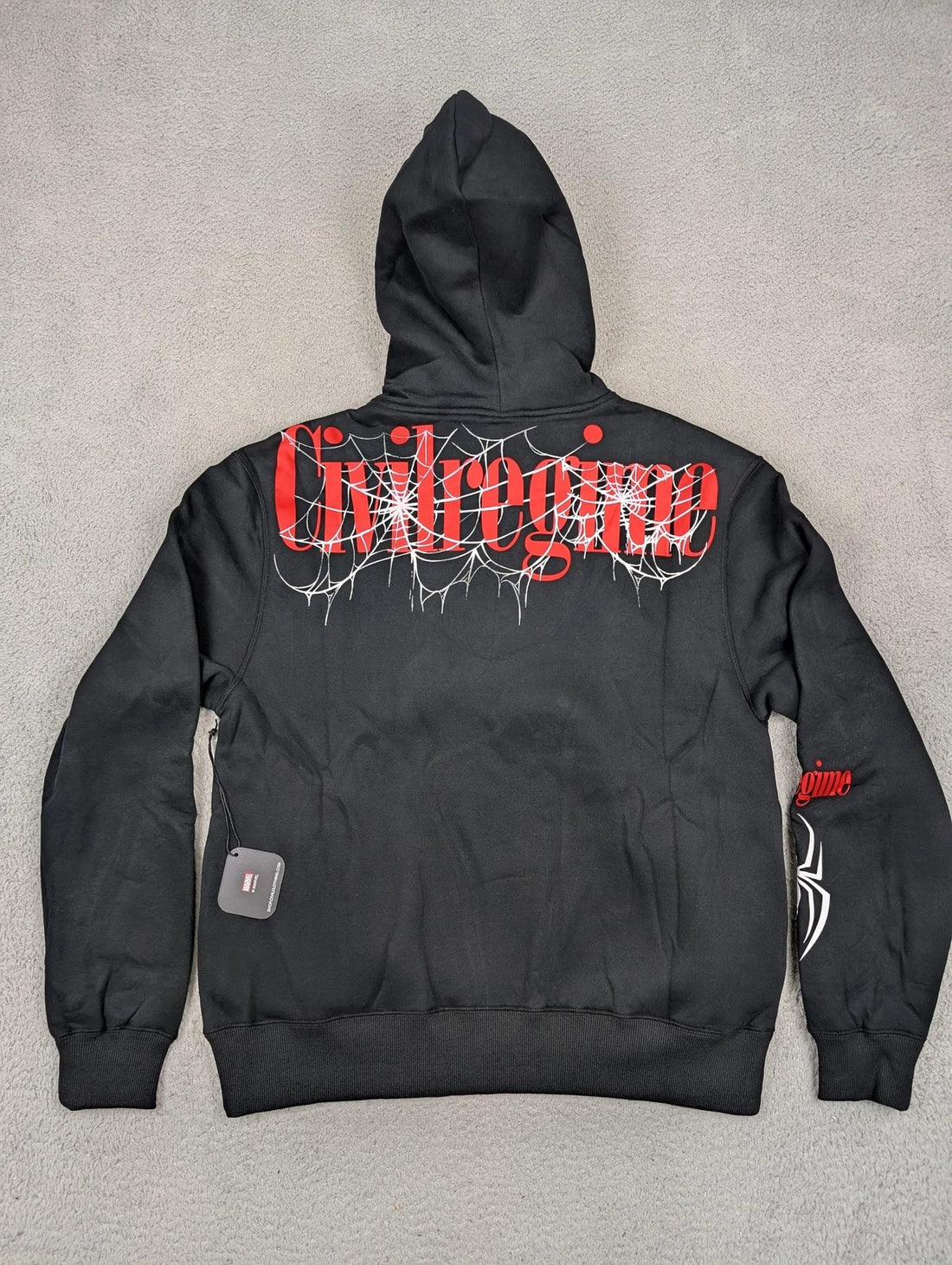 Mens Civil Regime x Marvel Hoodie Miles Morales "Protector of New York"